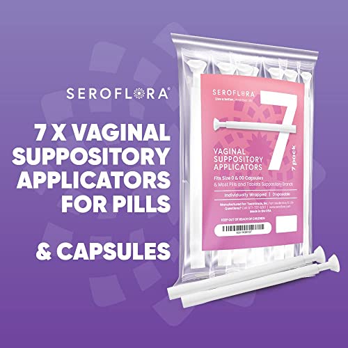 SEROVERA Seroflora Boric Acid Suppositories Applicators for Women, Individually Wrapped Pack of 7 SEROVERA Au supplements