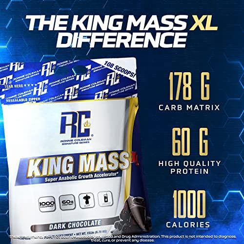 Ronnie Coleman Signature Series King Mass XL Protein Powder, Weight and Muscle Gainer Ronnie Coleman Signature Series Au supplements