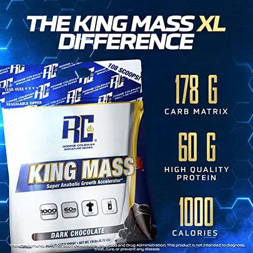 Ronnie Coleman Signature Series King Mass XL Protein Powder, Weight and Muscle Gainer Ronnie Coleman Signature Series Au supplements