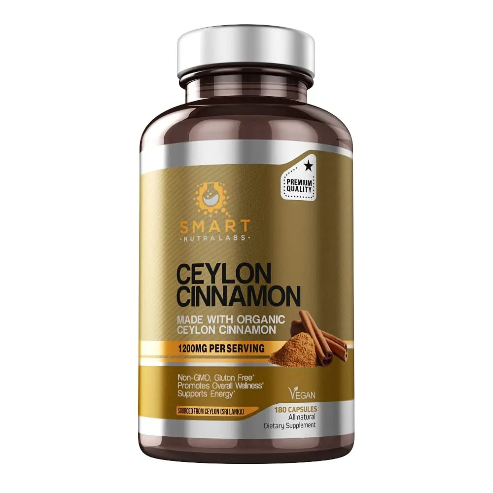 SMART NUTRA LABS Organic Ceylon Cinnamon Supplement 1200mg per SMART NUTRA LABS Au supplements