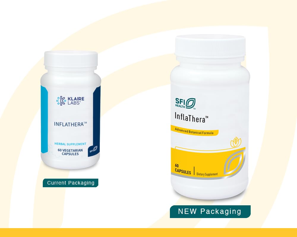 Klaire Labs SFI Health Inflathera - Phytonutrient Blend with Turmeric & Knotweed, Designed to Support Inflammation Response (60 Capsules) SFI Health Au supplements