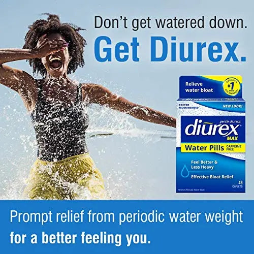 Diurex Max - Maximum Strength Caffeine-Free Diuretic Water Pills - Feel Diurex Au supplements