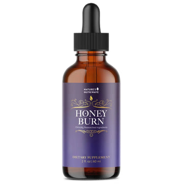 HoneyBurn Purple Honey – Natural Daily Supplement with 11 Plant & Bee-Based Ingredients – Supports Healthy Digestion & Balanced Body Routine – 60 ml, 30 Servings, 1 Month Supply Nature’s NutriWave Au supplements