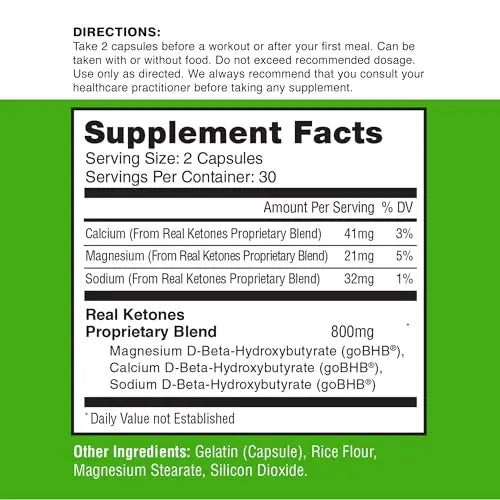 Real Ketones BHB Exogenous Ketones Keto Pills Keto Electrolytes Pills for Enhanced Real Ketones Au supplements