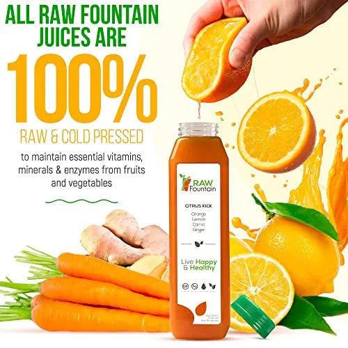 Raw Fountain 7 Day Green Juice Cleanse, All Natural Raw, Vegan Detox, Cold Pressed Raw Fountain Au supplements