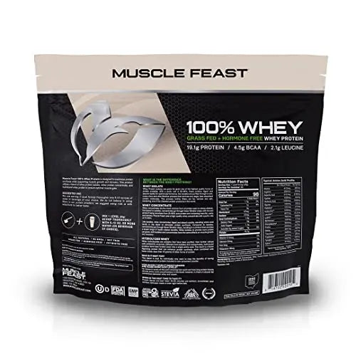 Muscle Feast 100% Grass-Fed Whey Protein, Pastured Raised Hormone Free All Natural Muscle Feast Au supplements