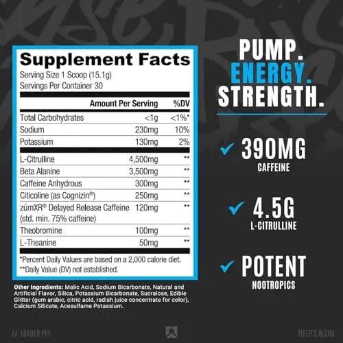 RYSE Up Supplements Loaded Pre Workout Powder Supplement for Men & Women RYSE Up Supplements Au supplements