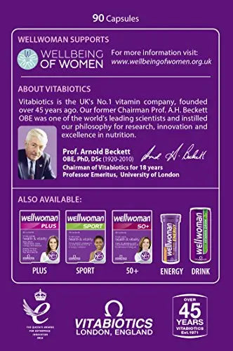Vitabiotics Wellwoman Original - 90 Capsules Wellwoman Au supplements