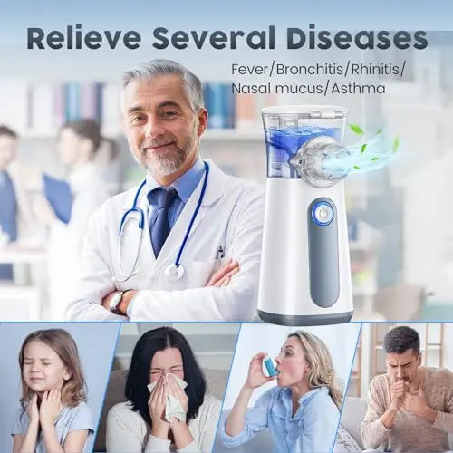 Compact Portable Nebulizer, Mesh Nebulizer, auto-Cleaning Handheld Nebulizer Dornvap Au supplements