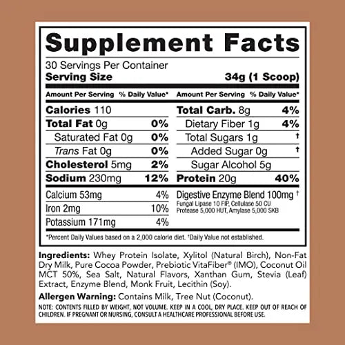 Clean Simple Eats Chocolate Brownie Batter Whey Protein Powder, Natural Sweetened Clean Simple Eats Au supplements