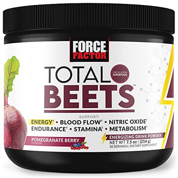 Force Factor Total Beets Energy Drink Mix, Superfood Beet Root Powder with Nitrates Force Factor Au supplements