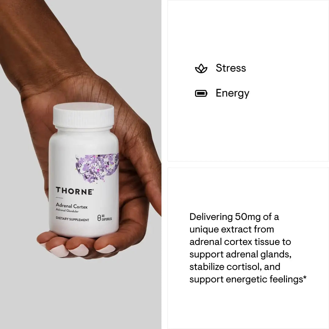 THORNE Adrenal Cortex - Bovine Adrenal Cortex Supplement for Cortisol Management THORNE Au supplements