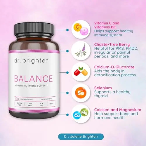 Dr. Brighten Balance - Hormone Balance for Women with Chasteberry and DIM - Targets Dr. Brighten Au supplements
