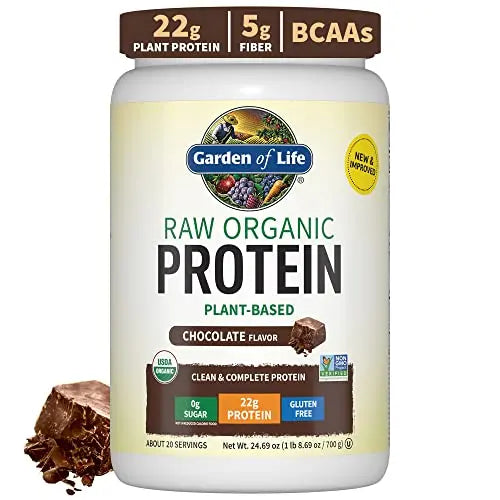 Garden of Life Vegan Protein Powder - 22g Raw Plant Protein, BCAAs, Probiotics Garden of Life Au supplements