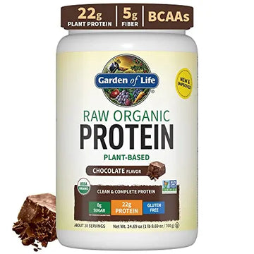 Garden of Life Vegan Protein Powder - 22g Raw Plant Protein, BCAAs, Probiotics Garden of Life Au supplements
