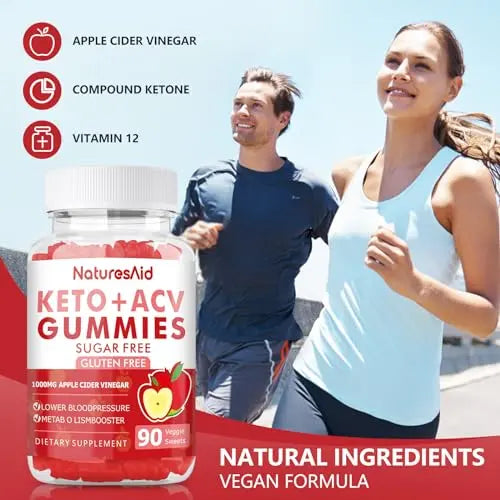 (2 Pack) 180 CT Keto Acv Gummies for Advanced Weight Loss & Belly Fat Burn - Pro Natures Aid Au supplements