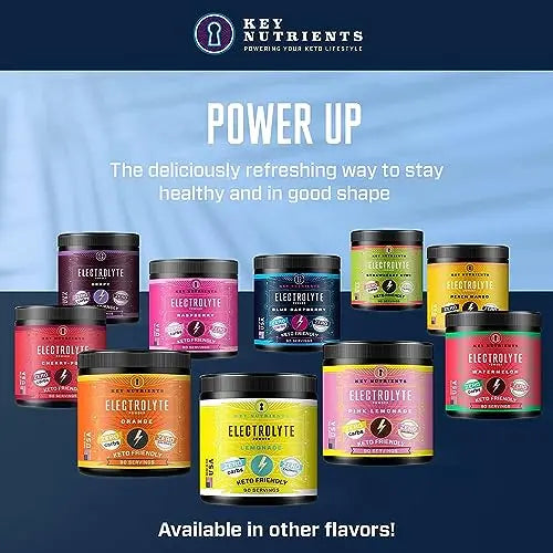KEY NUTRIENTS Multivitamin Electrolytes Powder No Sugar - Tempting Blue Raspberry KEY NUTRIENTS Au supplements