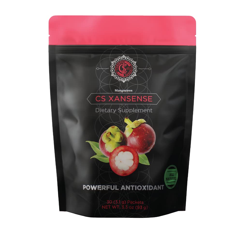 CS XanSense Immune System & Anti-oxidant Supplement- Mangosteen, Xanthones, & Vitamin C- Sugar Free Energy Drink Rich in Vitamins Common Sense Wellness Worldwide Au supplements