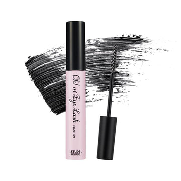 ETUDE Oh M'Eye Lash Black Tint Mascara – Natural Glossy Effect with Long Lasting Strong Curl System, Volume Enhancing, Smudge-Free, Improved fixation and water resistance, Korean Makeup, Kbeauty ETUDE Au supplements