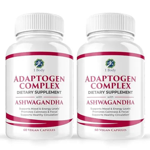 1 Body Adaptogen Complex Supplement with Ashwagandha 1 Body Au supplements