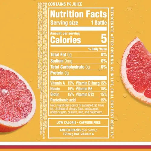 Sparkling Ice, Pink Grapefruit Sparkling Water, Zero Sugar Flavored Water, with Antioxidants Sparkling ICE Au supplements