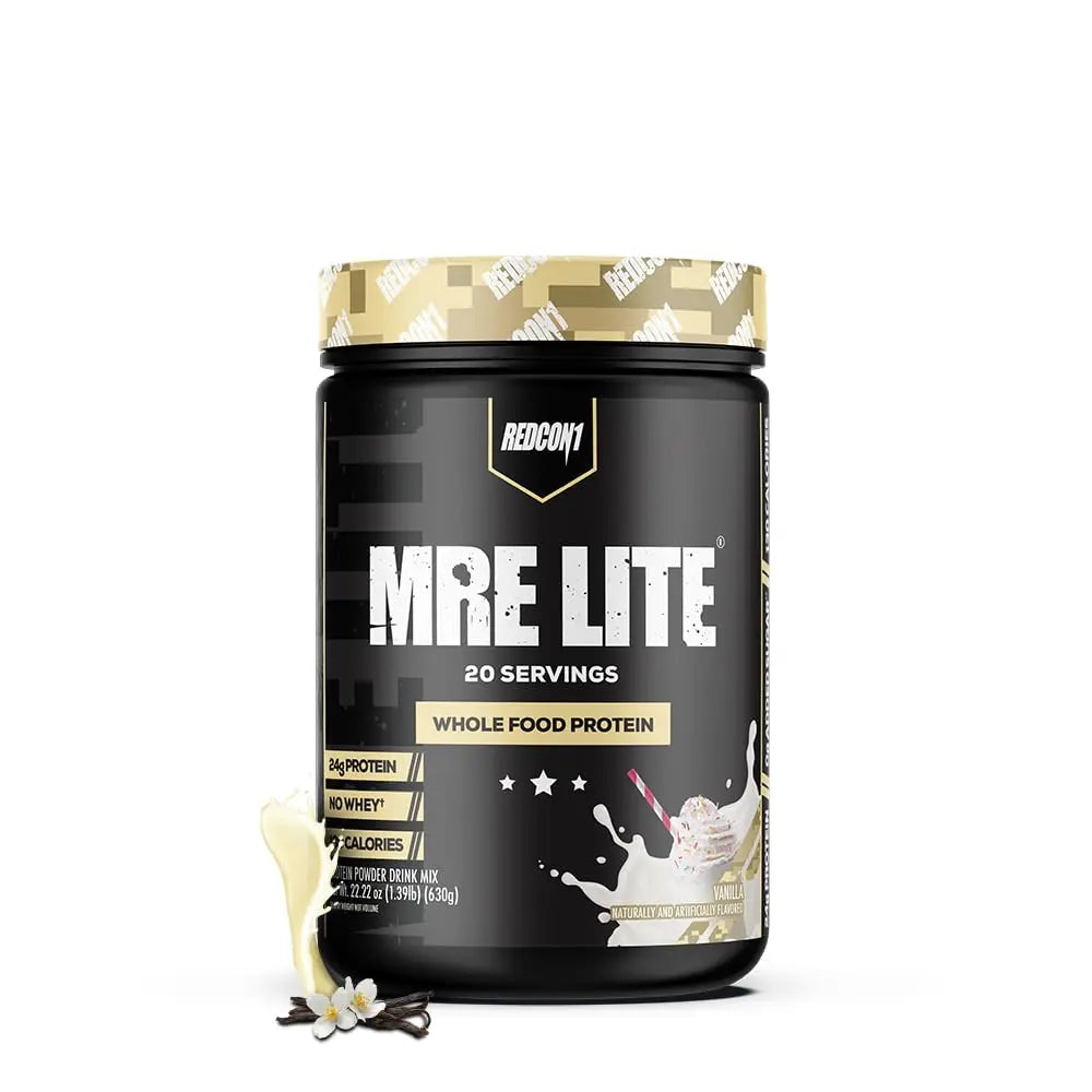 REDCON1 MRE Lite Whole Food Protein Powder, Vanilla - Low Carb & Whey Free Meal REDCON1 Au supplements