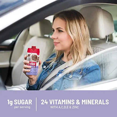 SlimFast Protein Shake with Caffeine, Caramel Macchiato- 20g Protein, Meal Replacement SlimFast Au supplements