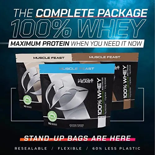 Muscle Feast 100% Grass-Fed Whey Protein, Pastured Raised Hormone Free All Natural Muscle Feast Au supplements