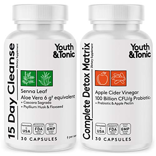 Youth & Tonic Colon Cleanser & Detox for Loss of Waste, Breaking The Plate Youth & Tonic Au supplements