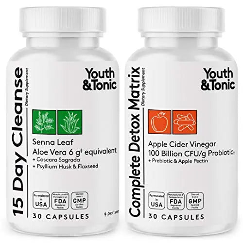 Youth & Tonic Colon Cleanser & Detox for Loss of Waste, Breaking The Plate Youth & Tonic Au supplements