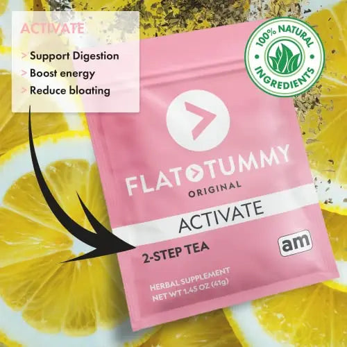 Flat Tummy Tea – 2-step, 4 Week Program – Detox Tea to Boost Energy & Reduce Bloating Flat Tummy Tea Au supplements