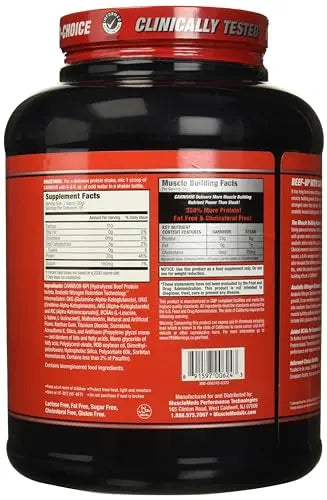 MuscleMeds Carnivor Beef Protein Isolate, 0 Lactose, 0 Sugar, 0 Fat, 0 Cholesterol MuscleMeds Au supplements