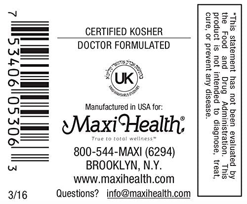 Maxi Health Multivitamin for Women & Men – Vitamin and Mineral Supplements for Energy and Wellness Support – Kosher Vitamins and Minerals Supplement – 60 Multivitamin Capsules Maxi Health Au supplements