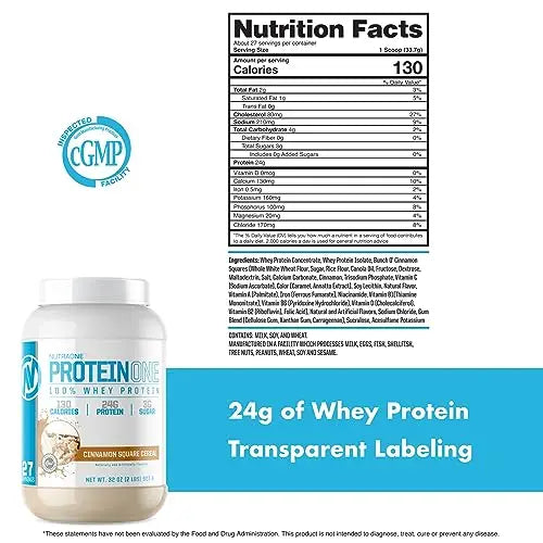 NutraOne ProteinOne Whey Protein Promote Recovery and Build Muscle with a Protein NutraOne Au supplements