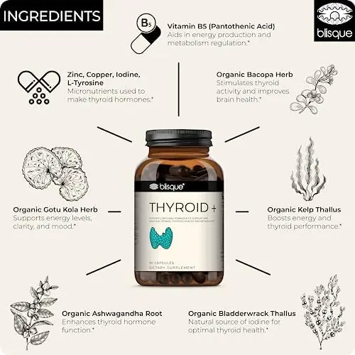Blisque – Thyroid Support Supplement Complex for Healthy Metabolism and Increased Energy Blisque Au supplements