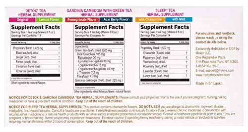 Hyleys Detox Tea 14 Days Kit - 42 Tea Bags - Herbal Supplement - Mother's Mother's Day HYLEYS Au supplements