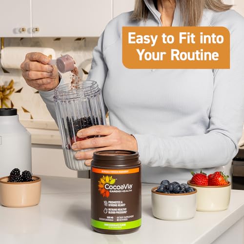 CocoaVia Cardio Health Cocoa Powder, 60 Servings, 500mg Cocoa Flavanols CocoaVia Au supplements