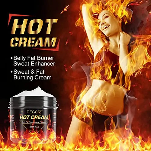 Hot Sweat Cream, Fat Burning Cream for Belly, Natural Sweat Enhancer Cream for Men Mcukv Au supplements