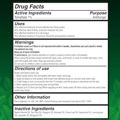 Viking Revolution Toenail Fungus Treatment Extra Strength with 1% Tolnaftate OTC Viking Revolution Au supplements