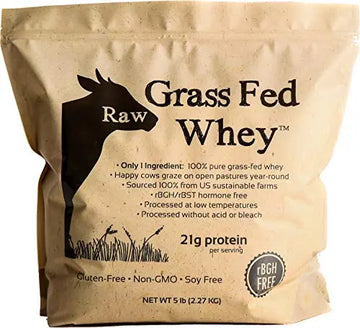 100% Raw Grass Fed Whey - Happy Healthy Cows, COLD PROCESSED Undenatured Raw Organic Whey Au supplements