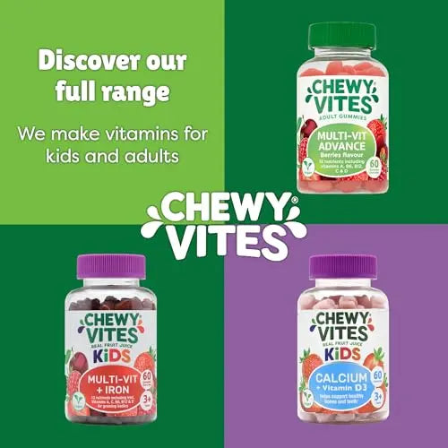 Chewy Vites Kids Multivitamin Advance 60 Gummy Vitamins | 11 Essential Nutrients CHEWY VITES Au supplements