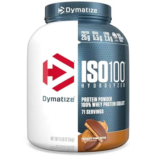 Dymatize ISO 100 Whey Protein Powder with 25g of Hydrolyzed 100% Whey Isolate Dymatize Au supplements