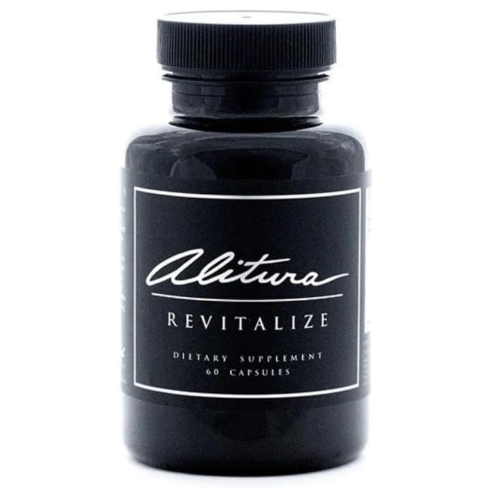 Alitura Revitalize – Organic Ashwagandha & Turmeric Supplement – Natural Energy, Mood & Recovery Support for Men & Women – Adaptogenic Herbs for Daily Wellness – 60 Capsules Alitura Au supplements