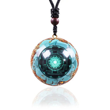 Day Day Up Turquoise Orgonite Pendant Healing Crystal jewelry Orgone Yoga Necklace Reiki Spiritual Day Day Up Au supplements