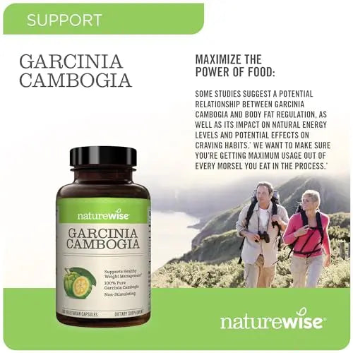 Naturewise Garcinia Cambogia with Pure Garcinia Cambogia Extract, 60% HCA Concentrati NatureWise Au supplements