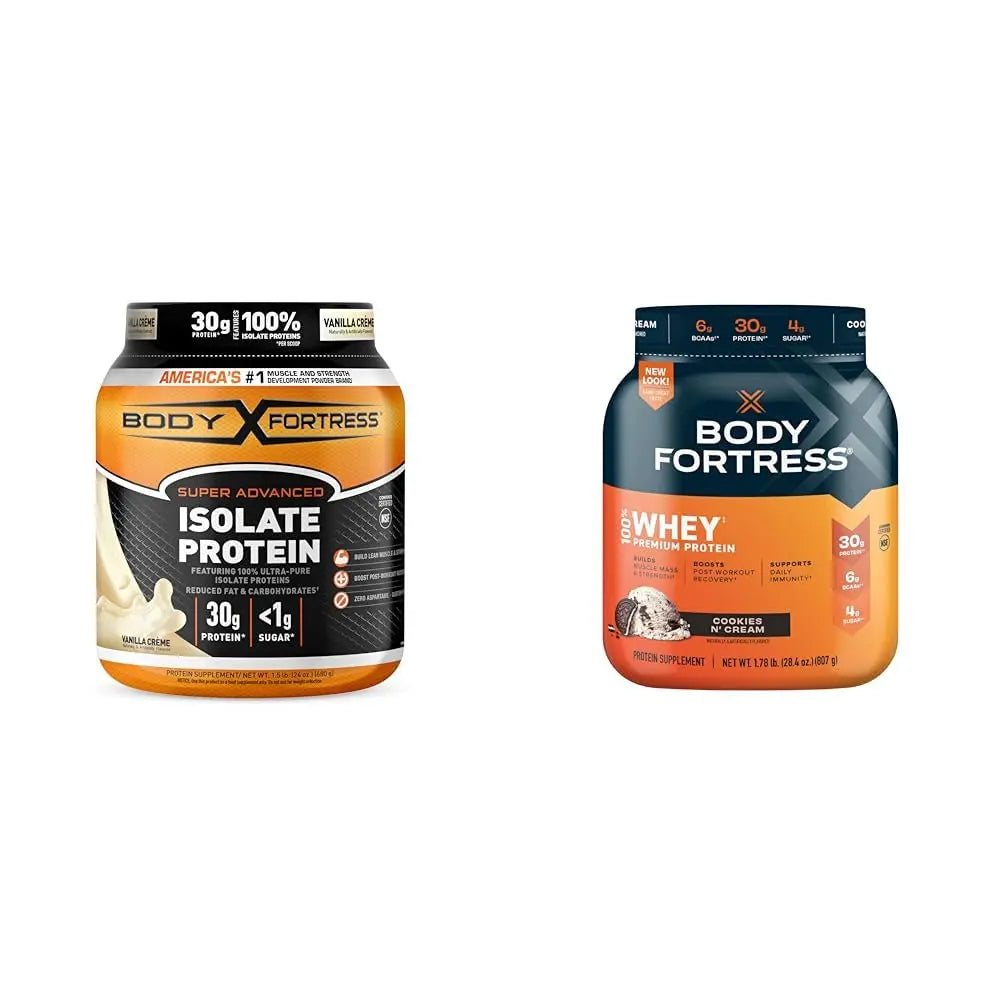 Body Fortress Super Advanced Isolate Protein Powder, Gluten Free, Vanilla Creme Flavored Body Fortress Au supplements