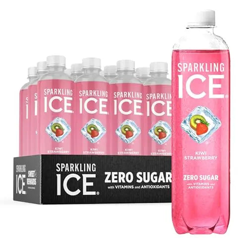 Sparkling Ice, Kiwi Strawberry Sparkling Water, Zero Sugar Flavored Water, with Antioxidant Sparkling ICE Au supplements