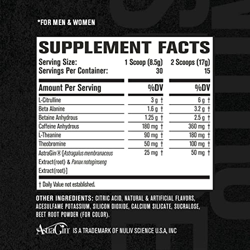 NITROSURGE Pre Workout Supplement - Endless Energy, Instant Strength Gains Jacked Factory Au supplements